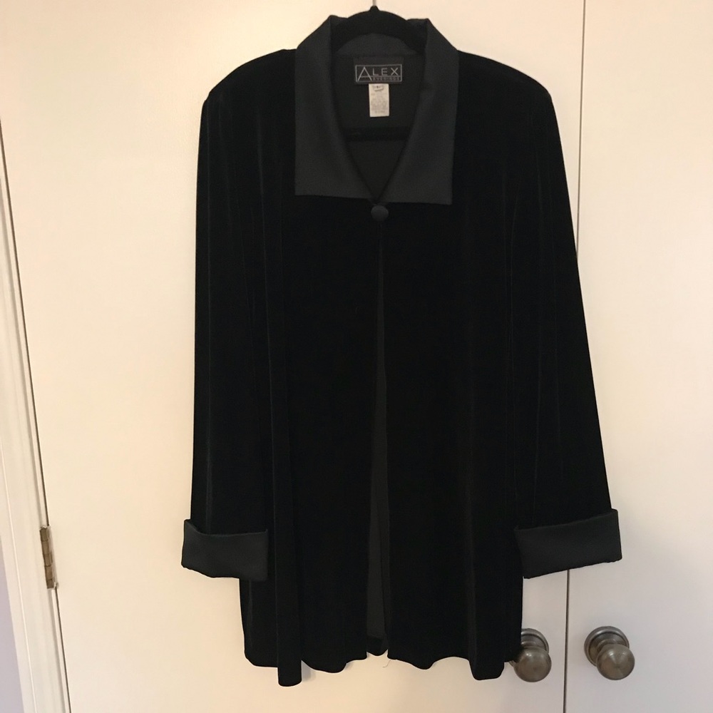 Black evening jacket